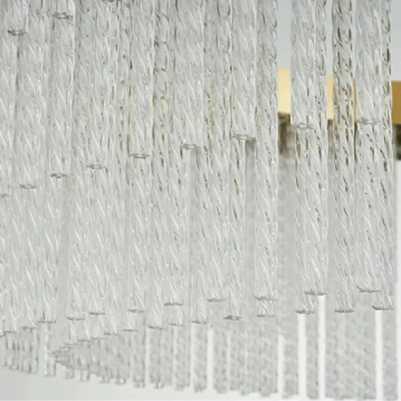 Chandelier Decorbites modern gold luster crystal dining room pendant light with prisms on Tampa Home & Garden Store