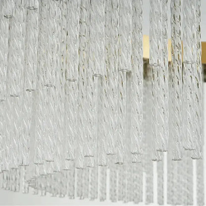 Chandelier Decorbites modern gold luster crystal dining room pendant light with prisms on Tampa Home & Garden Store
