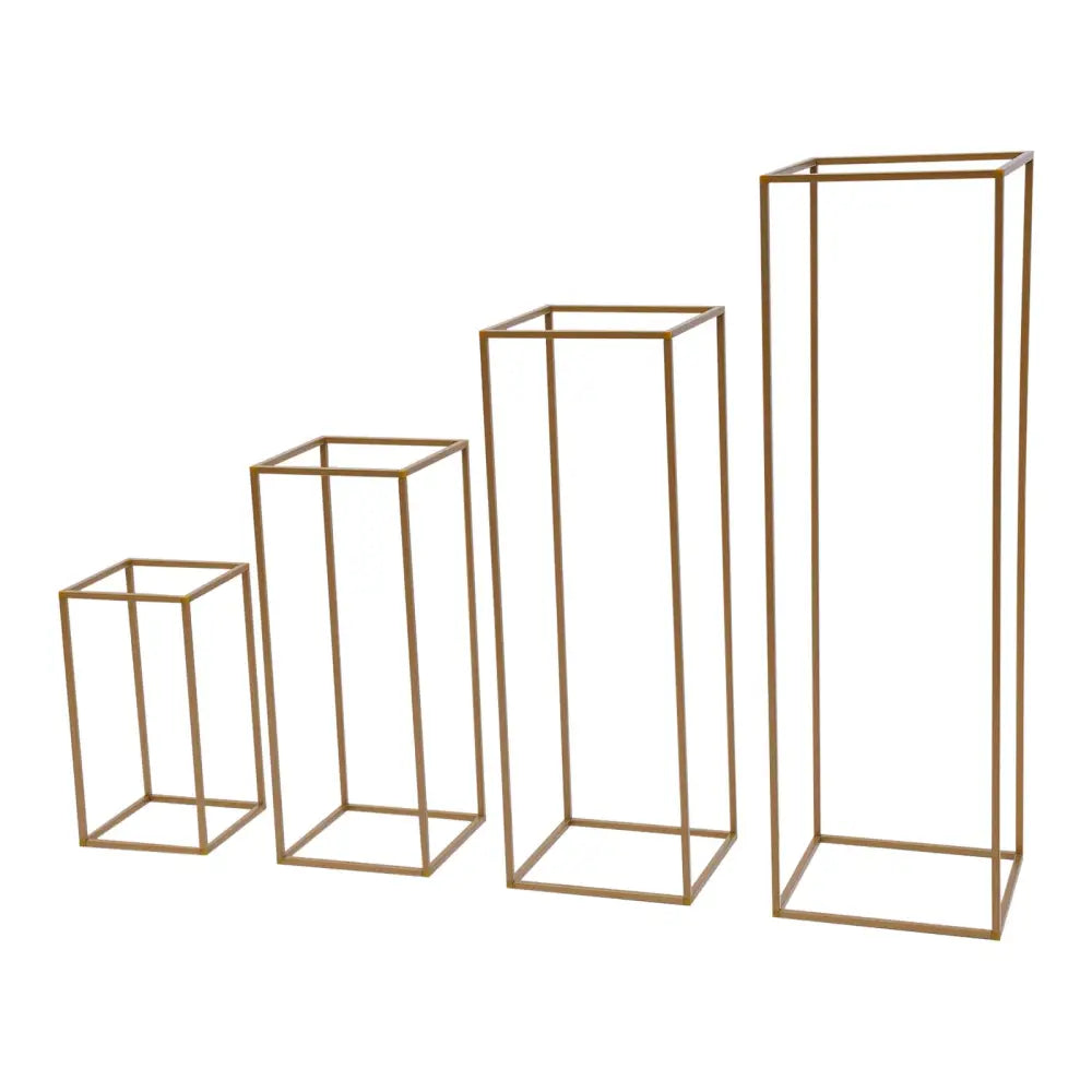 Gold Metal Wedding Vase Stand and Centerpieces