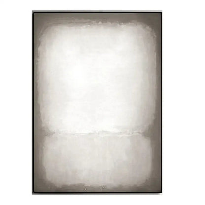 Blue Gold Abstract Wall Art poster by Decorbites, framed in black on Tampa Home & Garden Store