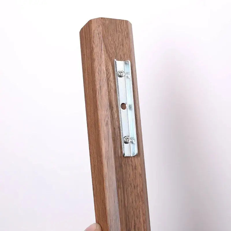 Dark wood wall vase by Decorbites with metal wall-mount bracket on Tampa Home & Garden Store