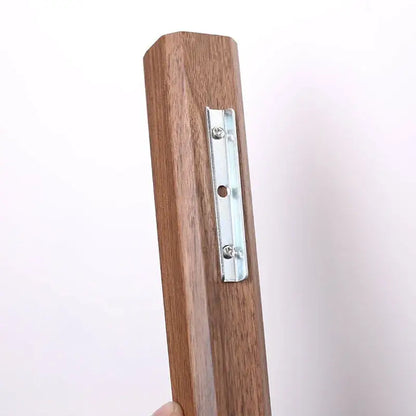 Dark wood wall vase by Decorbites with metal wall-mount bracket on Tampa Home & Garden Store
