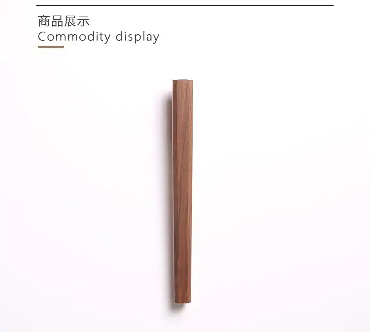 Dark wood wall vase by Decorbites, slender rectangular vase on Tampa Home & Garden Store