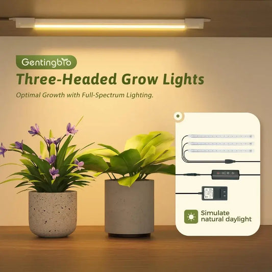 Luces de cultivo para plantas de interior con 12 niveles, 158 cm de alto