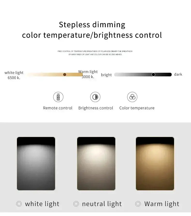 Gold sculptural LED ceiling chandelier with stepless dimming and color temp control on Tampa Home & Garden Store