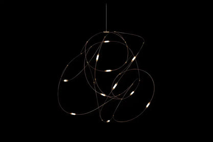 Chandelier Decorbites modern LED firefly pendant with copper wire loops on Tampa Home & Garden Store