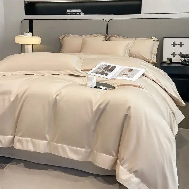 Slate Blue Cotton Bedding and Duvet Cover