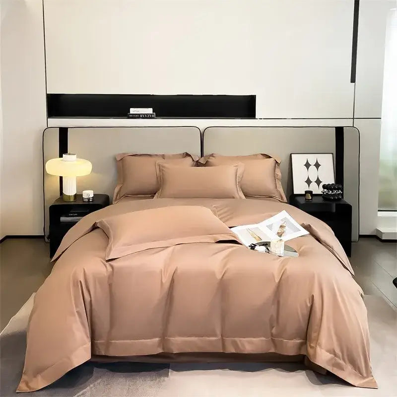 Slate Blue Cotton Bedding and Duvet Cover