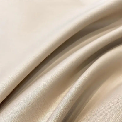 Luxury Sky Blue Satin Bedding Set and Blanket