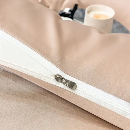 Slate Blue Cotton Bedding and Duvet Cover