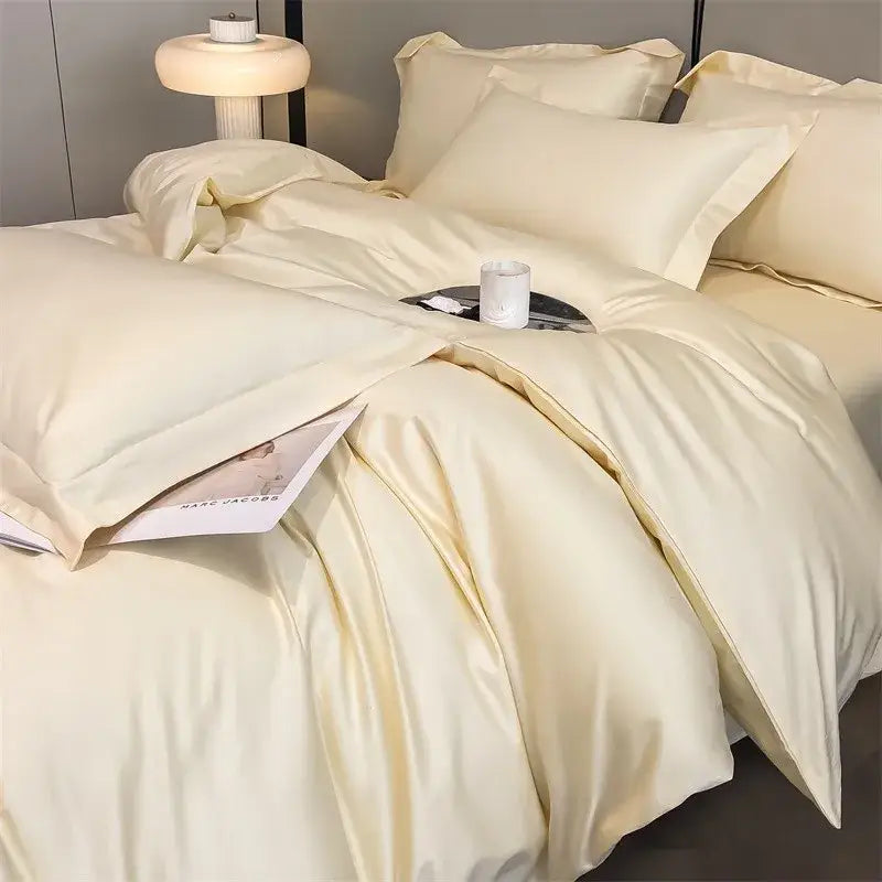Slate Blue Cotton Bedding and Duvet Cover