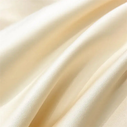 Sky Blue satin duvet cover set with smooth sheen and soft drape on Tampa Home & Garden Store