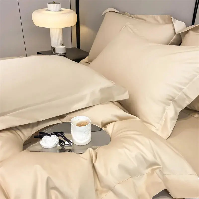 Slate Blue Cotton Bedding and Duvet Cover