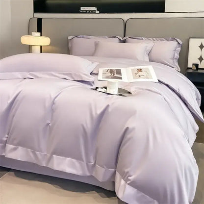 Slate Blue Cotton Bedding and Duvet Cover