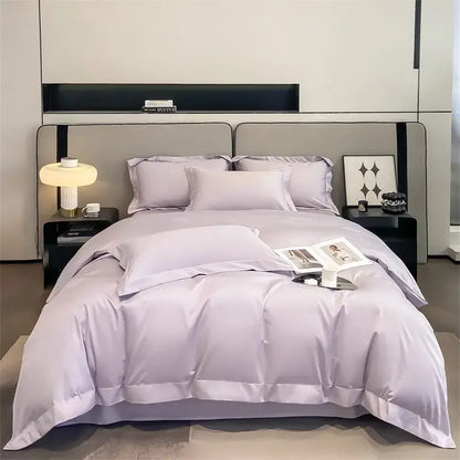 Slate Blue Cotton Bedding and Duvet Cover