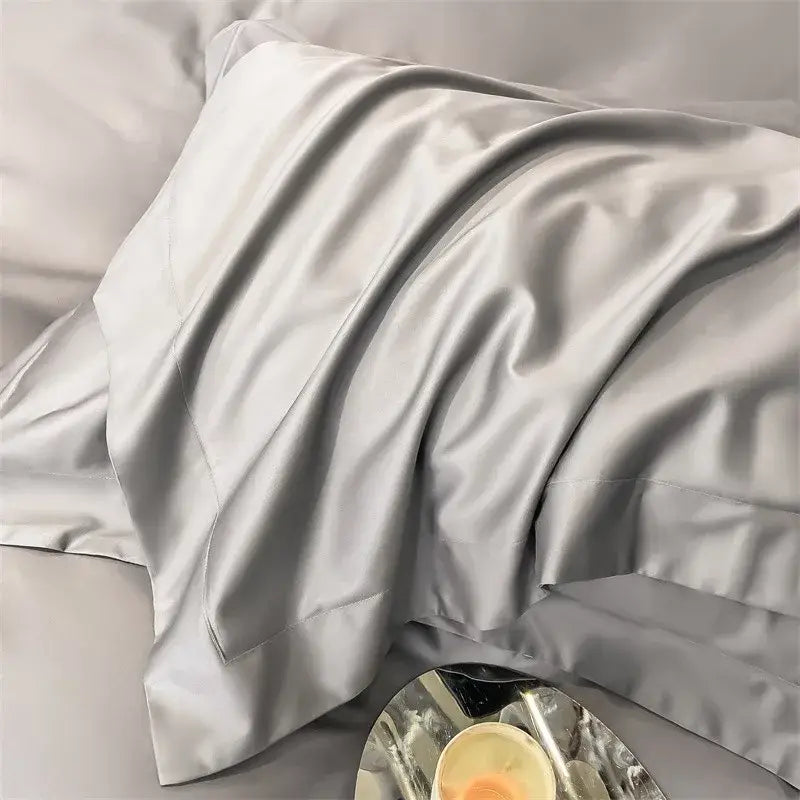 Slate Blue Cotton Bedding and Duvet Cover