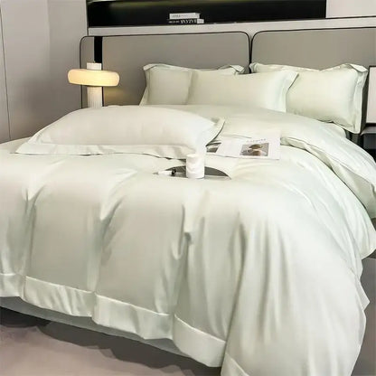 Slate Blue Cotton Bedding and Duvet Cover