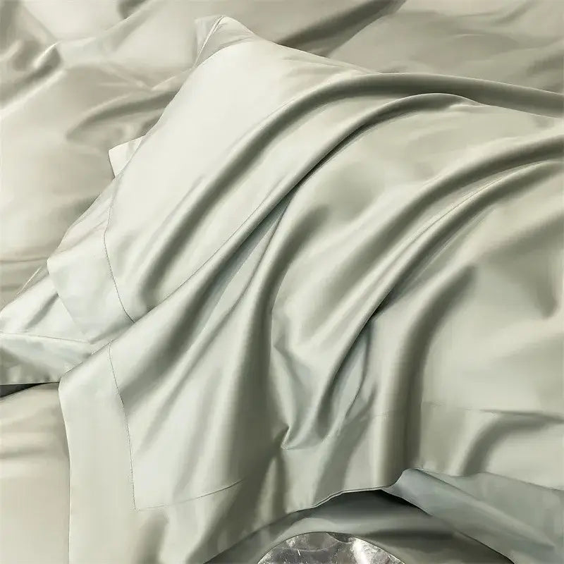 Slate Blue Cotton Bedding and Duvet Cover