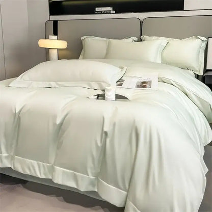 Slate Blue Cotton Bedding and Duvet Cover