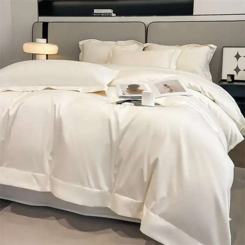 Slate Blue Cotton Bedding and Duvet Cover