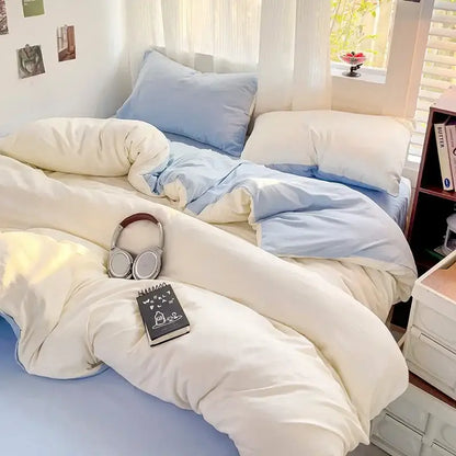 Duvet cover set cream cotton Decorbites, luxurious bedding on Tampa Home & Garden Store