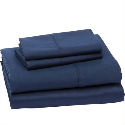 Gray Satin Sheet Set And Soft Cooling Linens