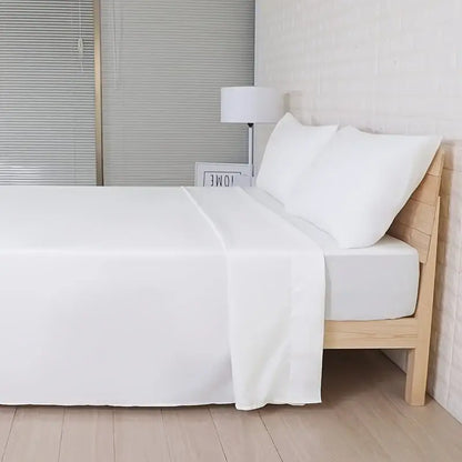 Gray Satin Sheet Set And Soft Cooling Linens