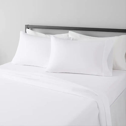 Gray Satin Sheet Set And Soft Cooling Linens