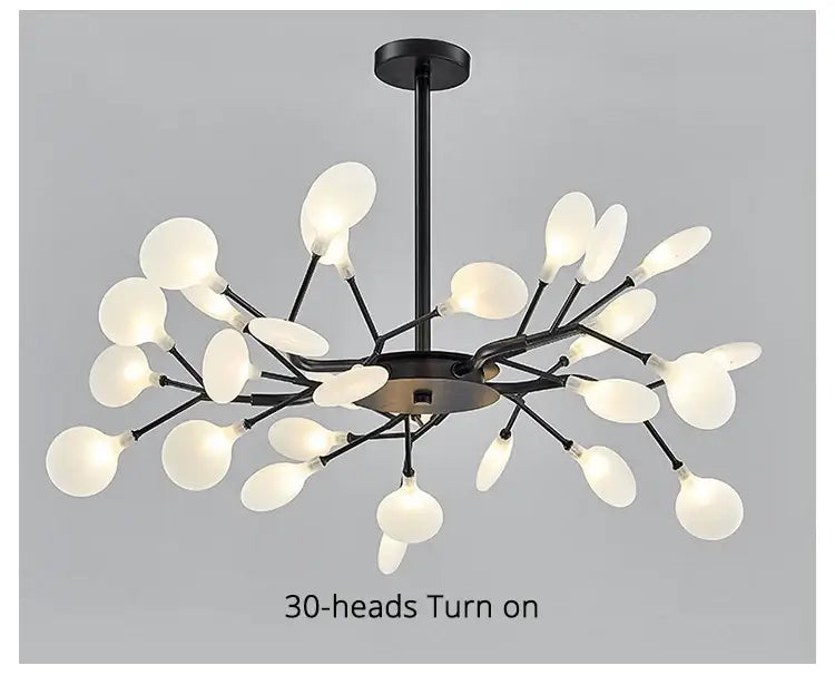 Gold Globe LED Chandelier with Warm and Soft Glow