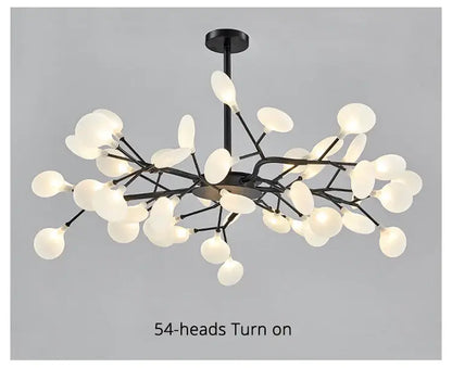 Gold Globe LED Chandelier with Warm and Soft Glow