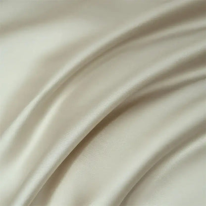 Duvet cover set beige lyocell silk Decorbites with silky sheen on Tampa Home & Garden Store