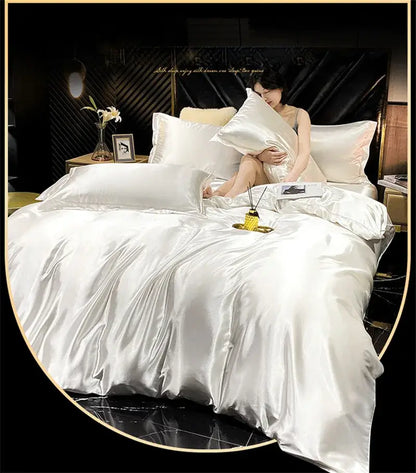 Lavender Mulberry Silk Bedding Set and Sheets