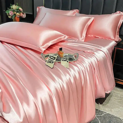 Premium Nordic Black Silk Bedding and Sheets