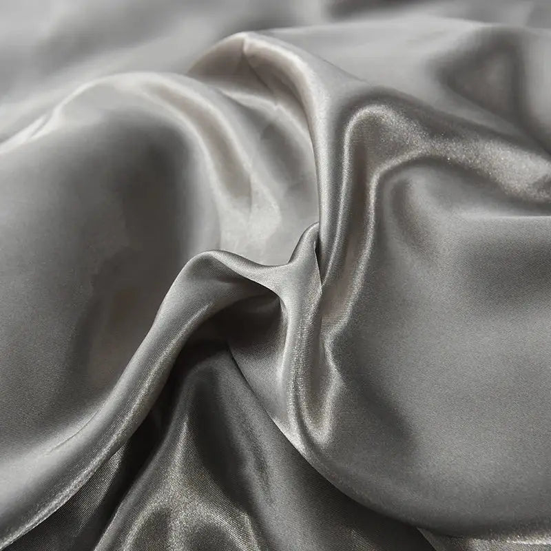 Luxurious blush pink silk duvet cover by Decorbites, silky bedding set on Tampa Home & Garden Store