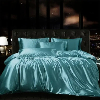 Green Mulberry Silk Bedding and Duvet Cover