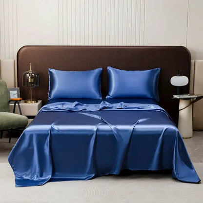 Premium Pink Satin Bedding Set and Sheets