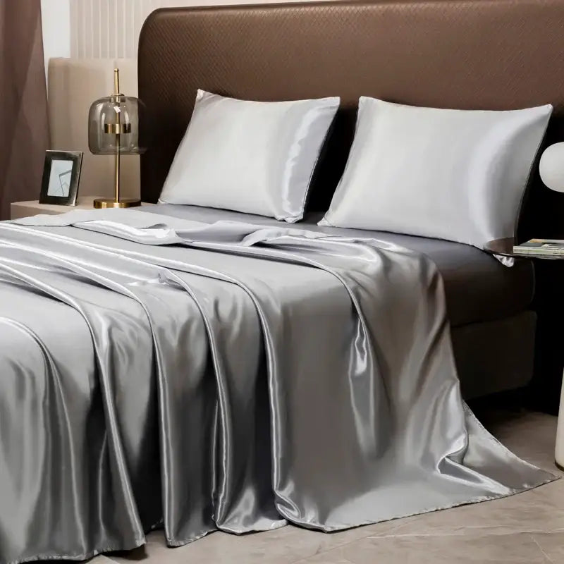 Premium Pink Satin Bedding Set and Sheets