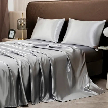 Premium Pink Satin Bedding Set and Sheets
