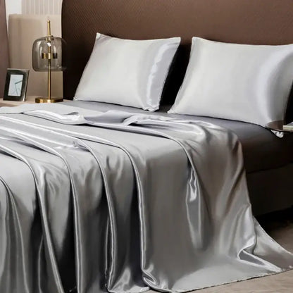 Premium Pink Satin Bedding Set and Sheets