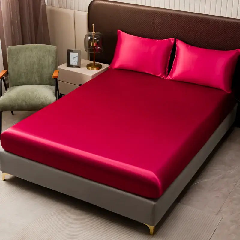 Premium Pink Satin Bedding Set and Sheets