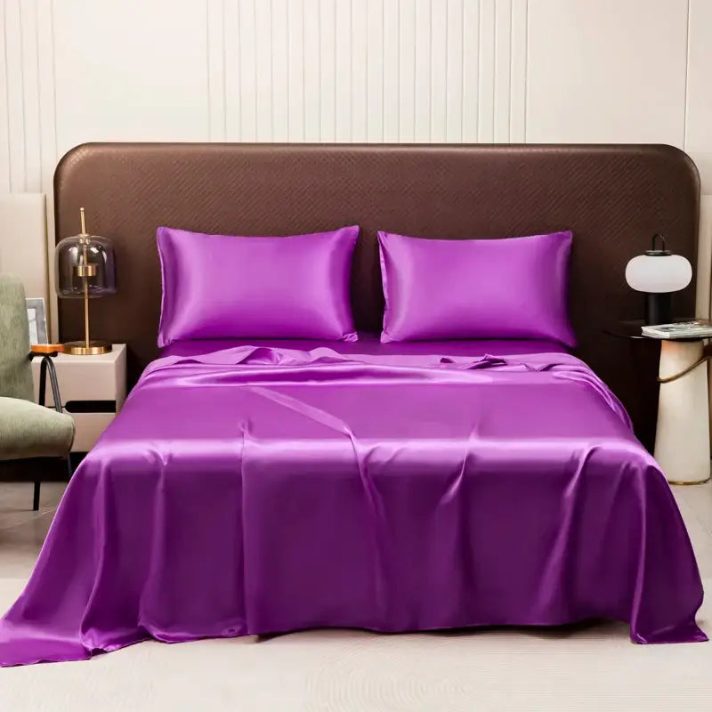 Premium Pink Satin Bedding Set and Sheets