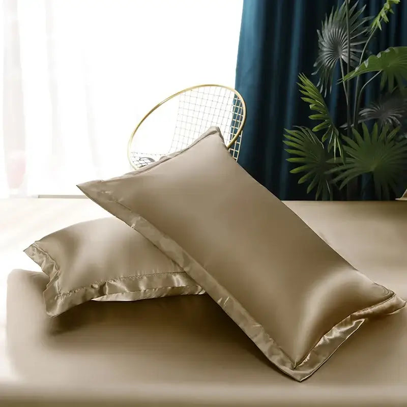 Premium Yellow Satin Bedding and Sheet Set