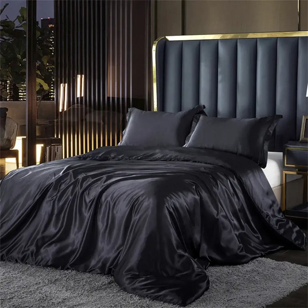 Luxury Jade Green Satin Bedding Set and Sheets