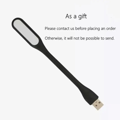 USB powered black flexible LED light wand with rectangular white head on Tampa Home & Garden Store
