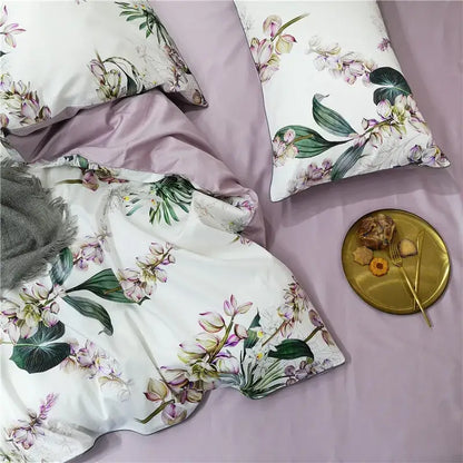 Premium Green Floral Cotton Bedding and Sheets