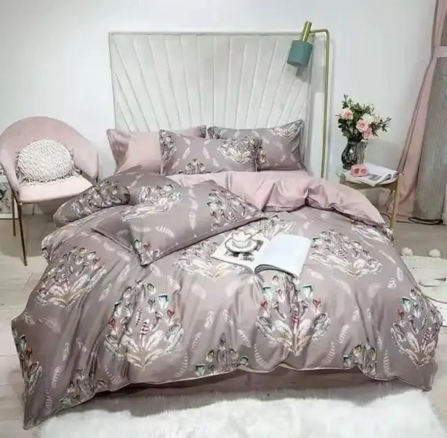 Premium Green Floral Cotton Bedding and Sheets
