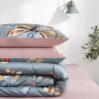 Premium Green Floral Cotton Bedding and Sheets