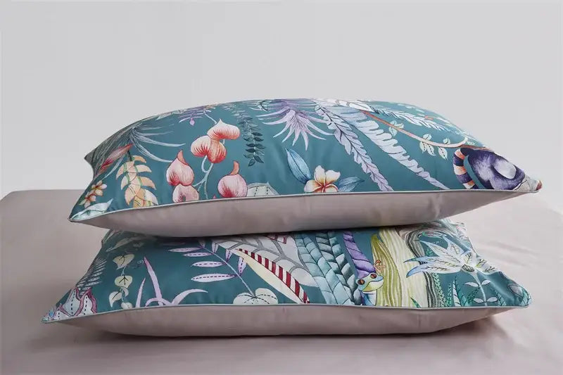 Premium Green Floral Cotton Bedding and Sheets