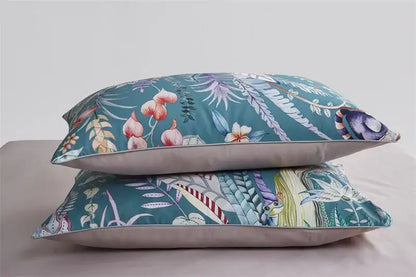 Premium Green Floral Cotton Bedding and Sheets