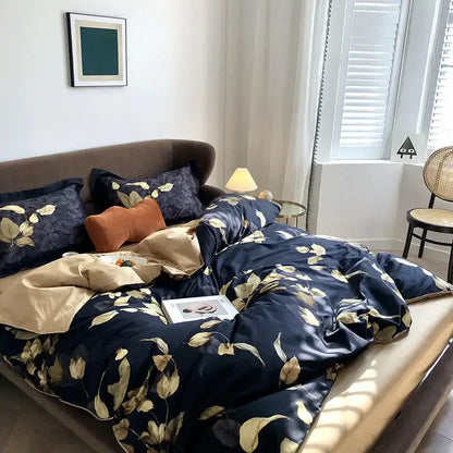 Premium Green Floral Cotton Bedding and Sheets